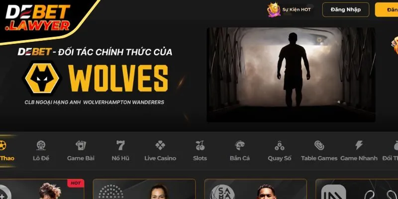 Tìm website chính chủ của Debet